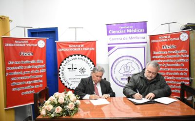 CONVENIO ENTRE LAS FACULTADES DE CIENCIAS MÉDICAS Y CIENCIAS SOCIALES Y POLÍTICAS, CON MIRAS A LA COOPERACIÓN RECÍPROCA.