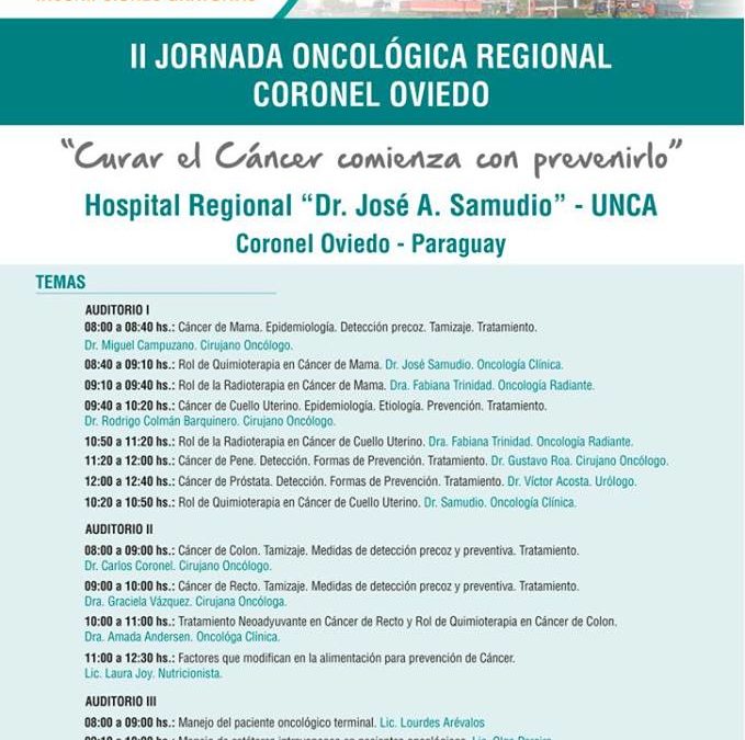 II JORNADA ONCOLÓGICA: «CURAR EL CÁNCER COMIENZA CON PREVENIRLO»