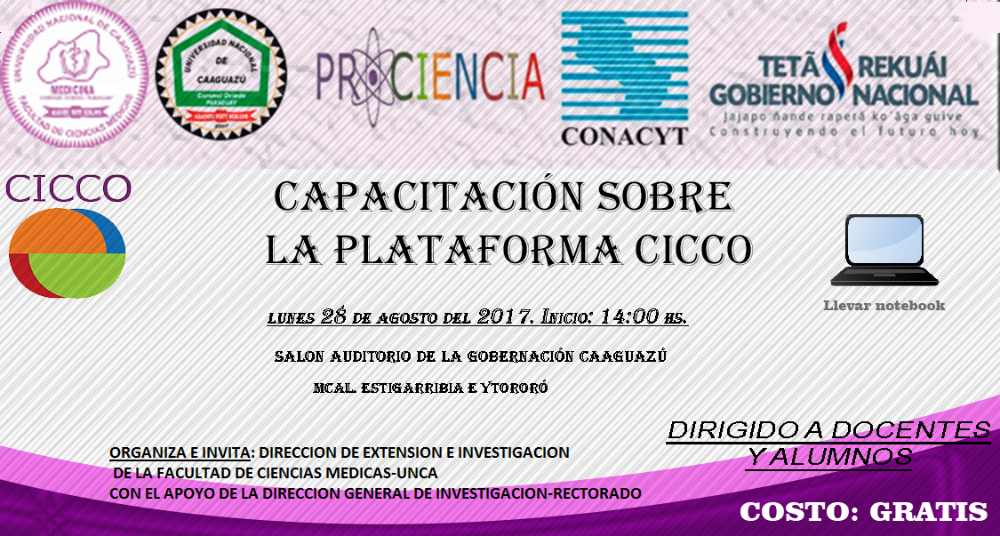 Capacitacion sobre la Plataforma CICCO