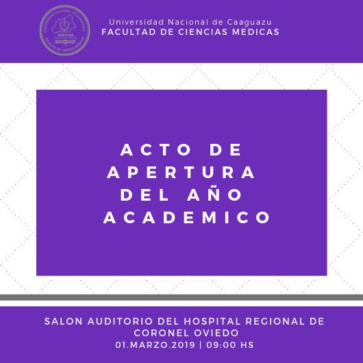 ACTO DE APERTURA DEL AÑO ACADEMICO