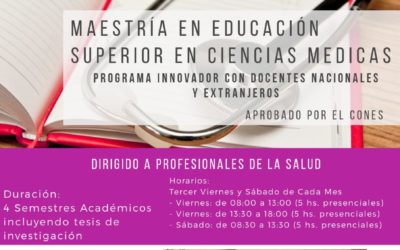 MAESTRÍA EN EDUCACIÓN SUPERIOR EN CIENCIAS MEDICAS