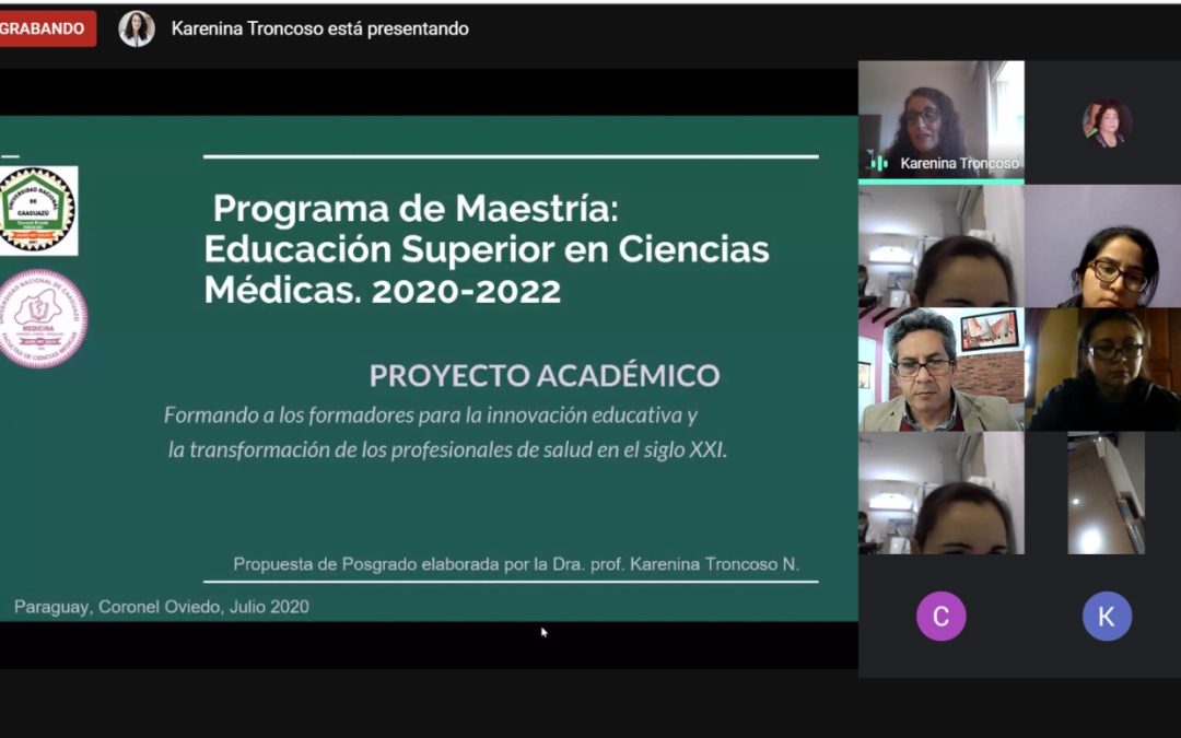 Apertura de la Maestría Educación Superior en Ciencias Médicas