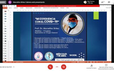 VIDEOCONFERENCIA- «MI EXPERIENCIA CON EL COVID- 19»